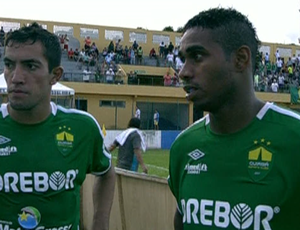 Renan e Marcão do Cuiabá (Foto: Reprodução/TVCA)