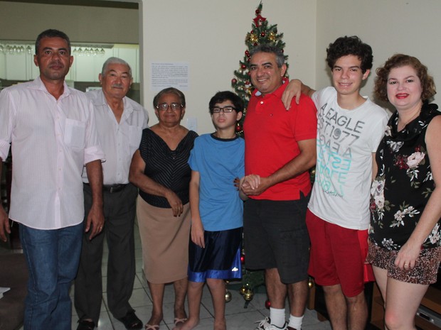 Esse será o primeiro Natal de Artur em Petrolina junto com toda a família (Foto: Taisa Alencar / G1)