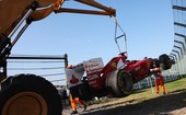Alonso culpa Kimi por
abandono e já pensa
em disputa com Vettel (Getty Images)