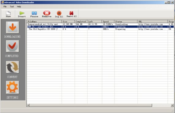 screenshot de Advanced Video Downloader