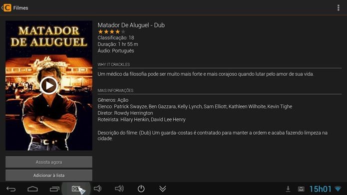 Vídeos por streaming são exibidos sem problemas (Foto: Reprodução / Dario Coutinho)