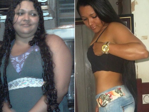 Érwelley Cardoso de Andrade emagreceu mais de 40 kg depois de ser chamada de 'gorda' em uma festa (Foto: Arquivo pessoal/Érwelley Andrade)