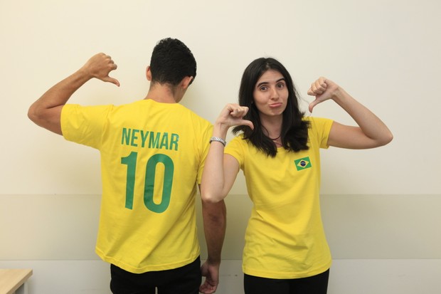 Marta ou Neymar? Faça uma camisa da estrela da seleção feminina (Foto: Jessica Monstans / Ego )