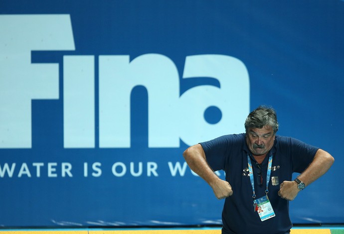 Ratko Rudic, técnico da seleção masculina de polo aquático (Foto: Satiro Sodre/SSPress)