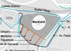 Rio já tem ruas interditadas para jogo da Copa (Editoria de Arte/ G1)