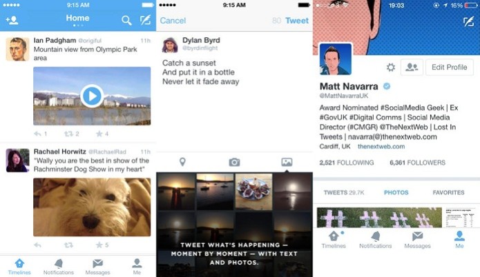 App do Twitter recebeu mais funcionalidades e está mais próximo do Facebook (Foto: Divulgação/AppsStore) (Foto: App do Twitter recebeu mais funcionalidades e está mais próximo do Facebook (Foto: Divulgação/AppsStore)) App do Twitter recebeu mais funcionalidades e está mais próximo do Facebook (Foto: Divulgação/AppsStore) (Foto: App do Twitter recebeu mais funcionalidades e está mais próximo do Facebook (Foto: Divulgação/AppsStore))