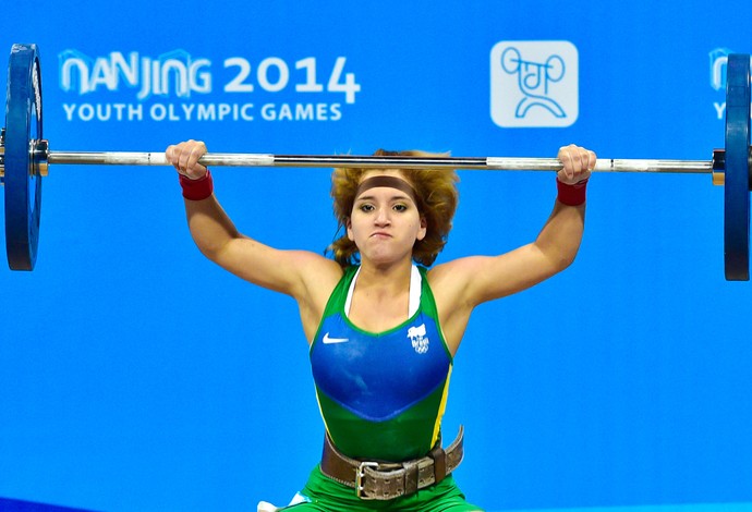 Jogos Olímpicos da Juventude Nanquim 2014 - Levantamento de peso - Emily Figueiredo (Foto: Wander Roberto/Inovafoto/COB)