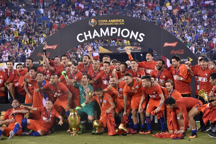 Chile campeão Copa America Centenario (Foto: AFP)