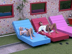 BBB às 17h04m do dia 24/02. (Foto: Big Brother Brasil)