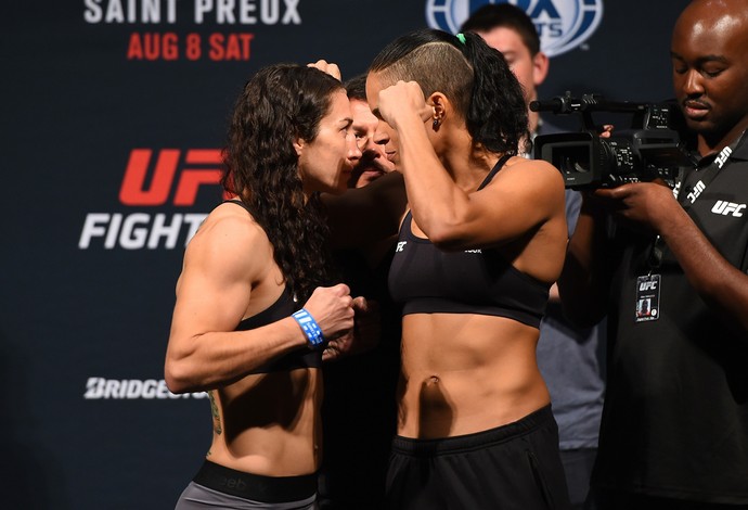 Amanda Nunes Sara McMann UFC pesagem Nashville MMA (Foto: Getty Images)