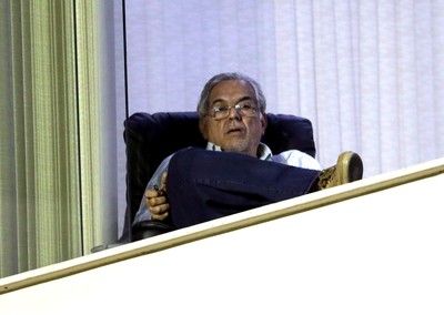 Eurico Miranda, Vasco X Barra Mansa (Foto: Cezar Loureiro / Agência O Globo)