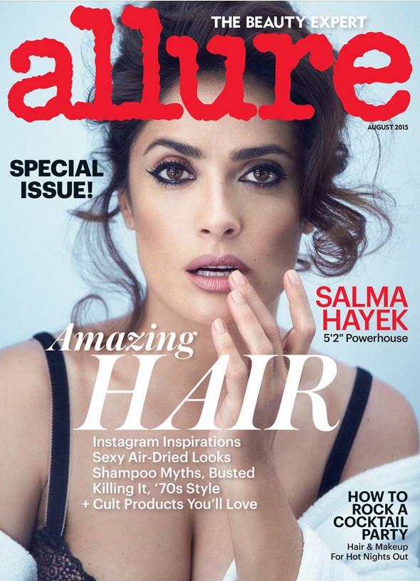 A bela é capa da edição de agosto 2015 da revista (Foto: Allure/Reprodução)