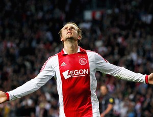 Siem de Jong Comemoração - AJAX X VENLO (Foto: Getty Images)