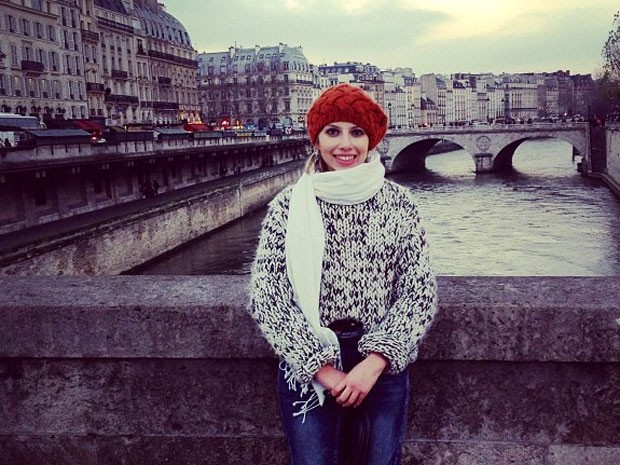 Kimberly Amber Vieira, que viajou para Paris (Foto: Arquivo pessoal)