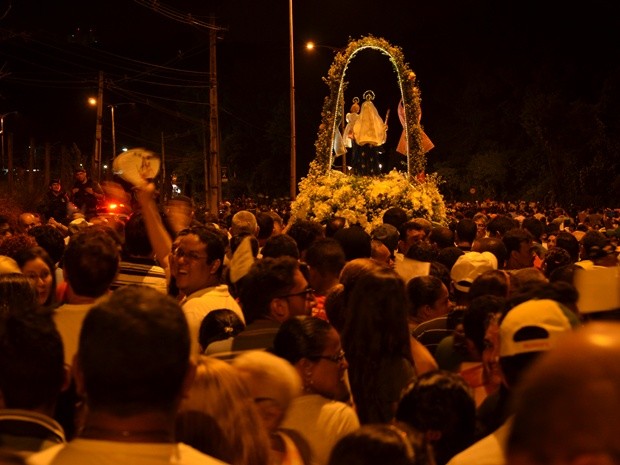 Romaria da Penha reuniu cerca de 400 mil pessoas na capital paraibana  (Foto: Juliana Santos/Secom-JP)
