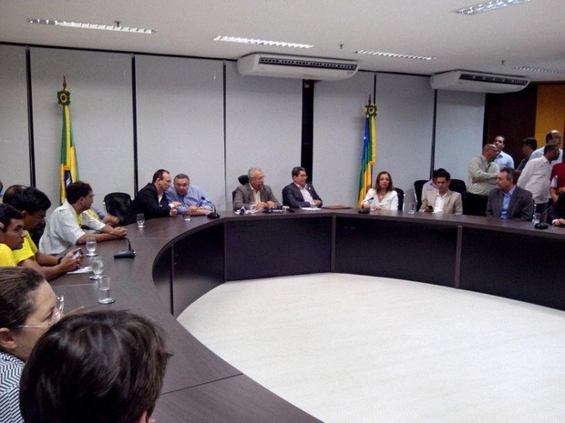 Jackson Barreto anuncia reajuste linear de 6,38% para os servidores (Foto: Daniel Soares / G1) Jackson Barreto anuncia reajuste linear de 6,38% para os servidores (Foto: Daniel Soares / G1)