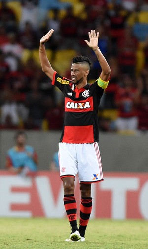 Leo Moura Despedida Flamengo x Nacional (Foto: André Durão)