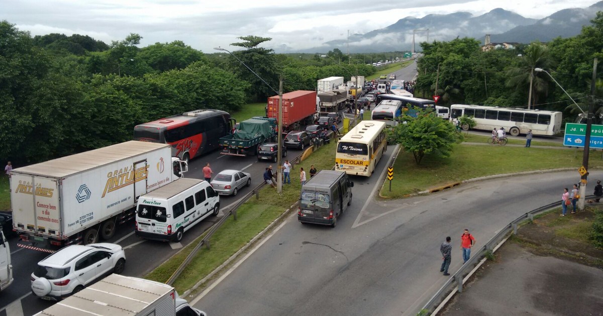 G Manifesta O Bloqueia Interliga O Entre Rodovias Anchieta E