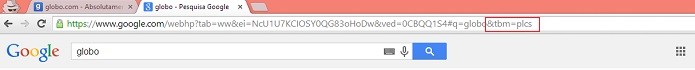 Use as letras indicadas ao final da URL da pesquisa (Reprodução/Taysa Coelho)