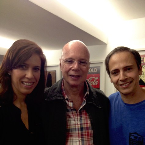 Gilberto Braga com Maria Clara Gueiros (Foto: Divulgação)