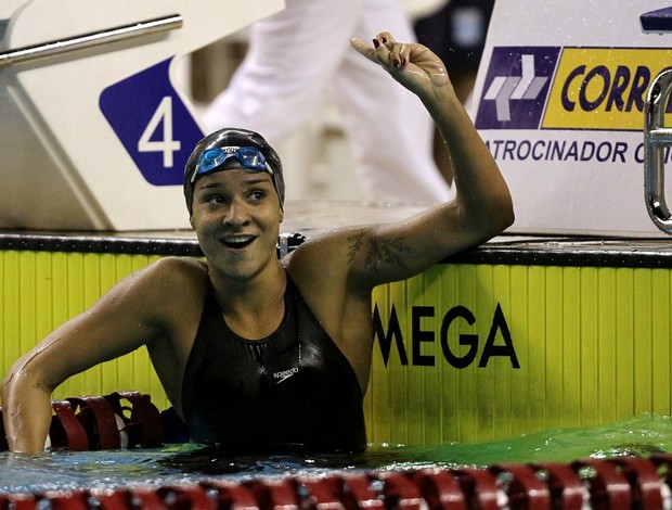 Joanna Maranhão Troféu Maria Lenk (Foto: Satiro Sodré / Agif)