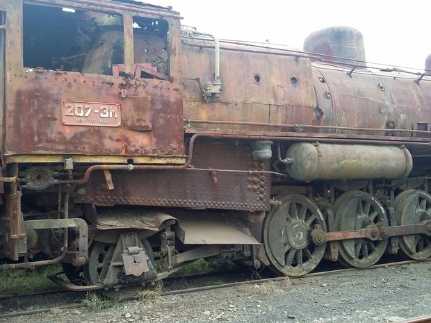 Locomotiva está sendo pleiteada pela Prefeitura de Presidente Epitácio (Foto: Prefeitura de Presidente Epitácio/Cedida)