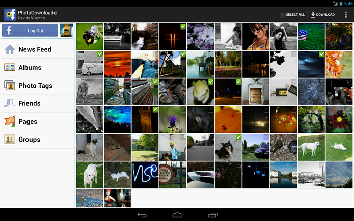 MyPhotoDownloader for Facebook é um aplicativo para fazer download de fotos do Facebook (Foto: Divulgação)