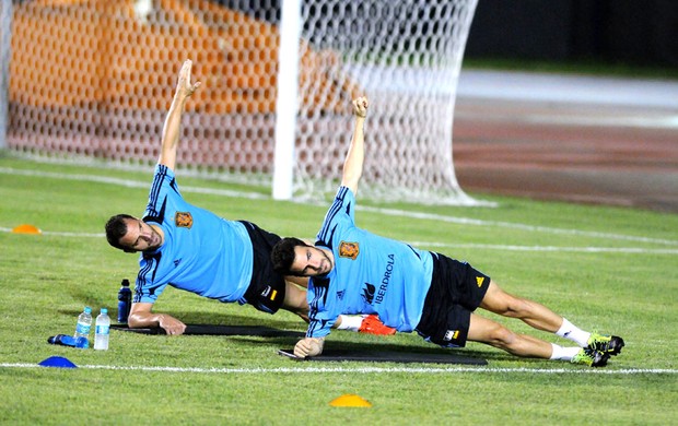 Treino Esapnha (Foto: Andre Durão)