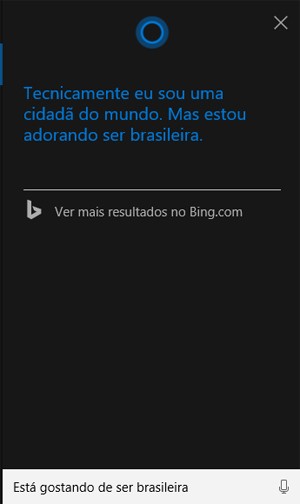 Windows 10 ganha versão brasileira da Cortana, assistente pessoal de voz da Microsoft (Foto: Divulgação/Microsoft)