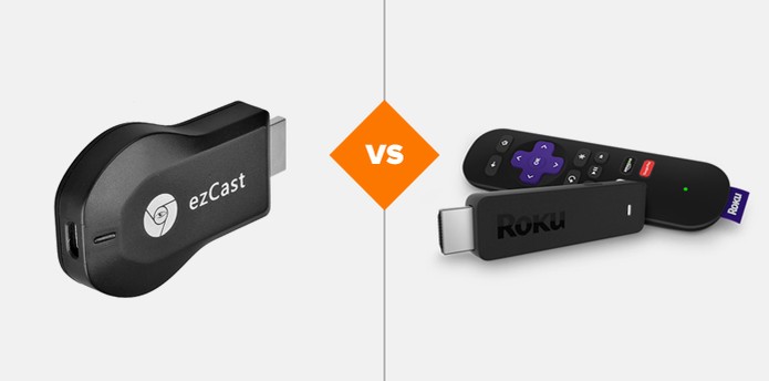 EZCast ou Roku: leia o comparativo de ficha técnica dos dongles (Foto: Arte/TechTudo) EZCast ou Roku: leia o comparativo de ficha técnica dos dongles (Foto: Arte/TechTudo)