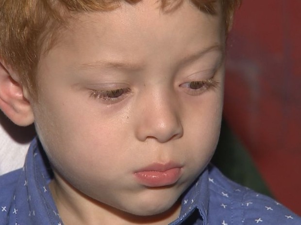 Menino de 3 anos sofre de uma síndrome rara  (Foto: Reprodução / TV TEM)
