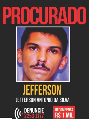 Jefferson é acusado de prender a filha em gaiola de ferro no Rio (Foto: Divulgação/Disque Denúncia)