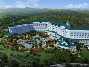 Projeto mostra como deve ficar o novo hotel de Dollywood (Foto: AP/Dollywood)