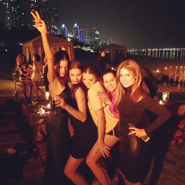 Alessandra Ambrósio, Irina Shayk, Khloe Kardashian  (Foto: Reprodução/Instagram)