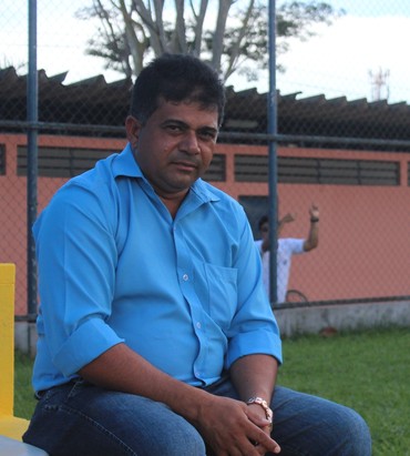 Batista Filho, presidente do Parnahyba (Foto: Abdias Bideh/GloboEsporte.com)