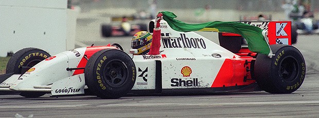 ayrton senna mclaren bandeira brasil (Foto: Divulgação)