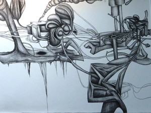 g1 mostra reúne desenhos feitos com grafite em galeria de vitória