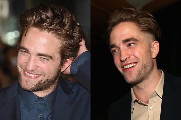 O que será que o certinho e apaixonado Edward Cullen acharia desse corte de cabelo de seu intérprete Robert Pattinson? (Foto: Getty Images)