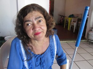 Auriana Cabral, 40 anos, aprovada em concurso pública da Prefeitura de Teresina  (Foto: Carlienne Carpaso/G1)
