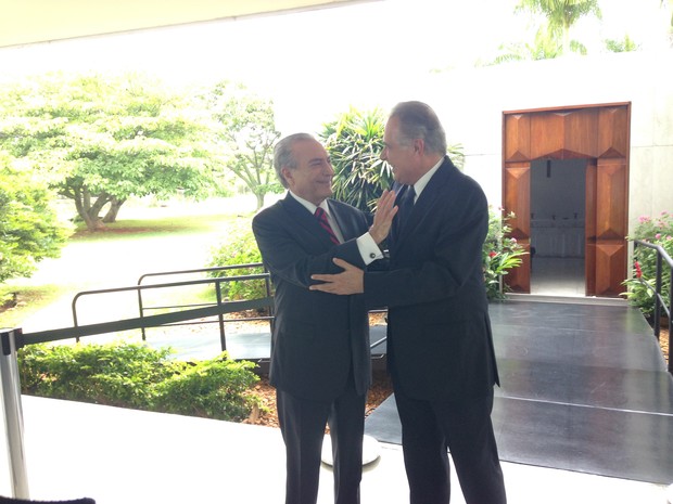 Michel Temer e Roberto DAvila (Gnews)