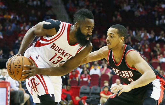James Harden, Houston Rockets x Portland Trail Blazers (Foto: Getty Images)