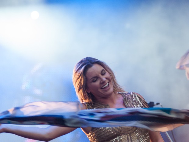 Grace Potter  no Palco Sunset (Foto: Luciano Oliveira/G1)