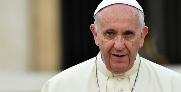 Papa Francisco nesta sexta-feira (3) na Praça de São Pedro, no Vaticano (Foto: Alberto Pizzoli/AFP)