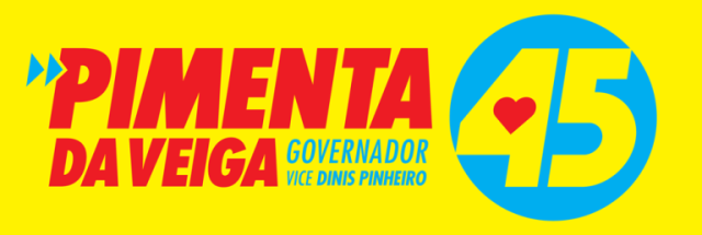 Na logomarca do tucano Pimenta da Veiga destaca-se a cor vermelha (Foto: Divulgação)