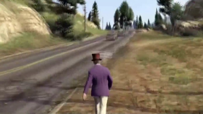 Jogadores levam duas horas para cruzar todo o mapa de GTA 5 a pé (Foto: Reprodução/YouTube)