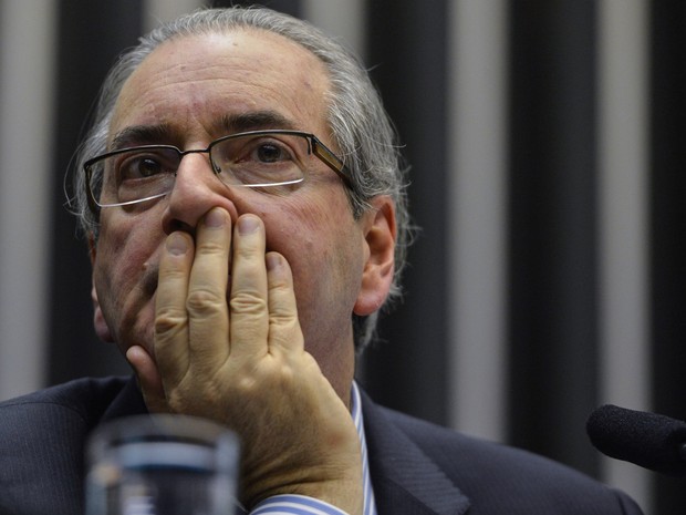 [CUNHA HOME] Eduardo Cunha, durante sessão plenária na Câmara dos Deputados em outubro de 2015 (Foto: Valter Campanato/Agência Brasil/Arquivo)