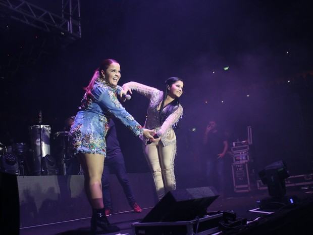 Maiara e Maraisa em show na Barra da Tijuca, Zona Oeste do Rio (Foto: Fábio Moreno/ Ag. News)