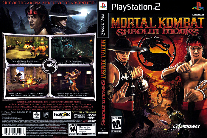 3 Jogos De Luta - PS2 Mortal Kombat e Street Fighter