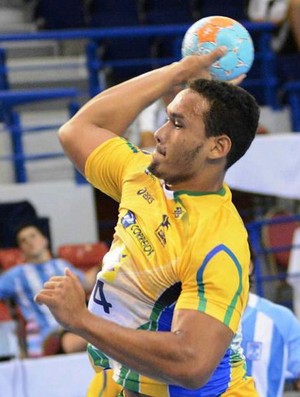 Rogério Ferreira, paraense disputou Mundial de Handebol Juvenil na Hungria (Foto: Divulgação)