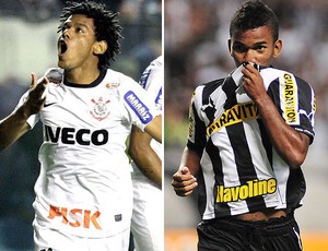 Romarinho e Cidinho, Corinthians Botafogo (Foto: Editoria de arte / Globoesporte.com)